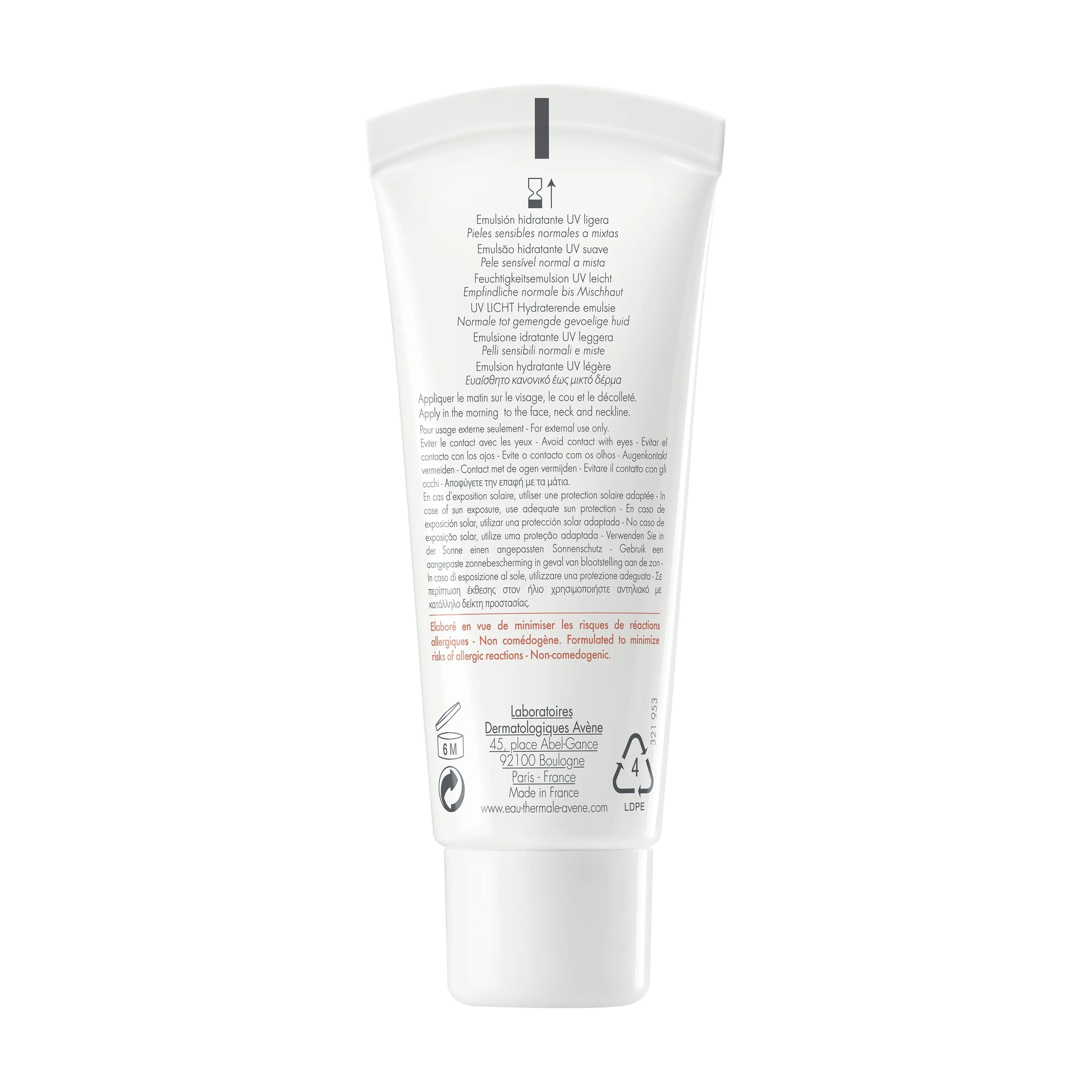Avène Hydrance LIGHT Hydrating Emulsion for Dehydrated Skin 40 ml