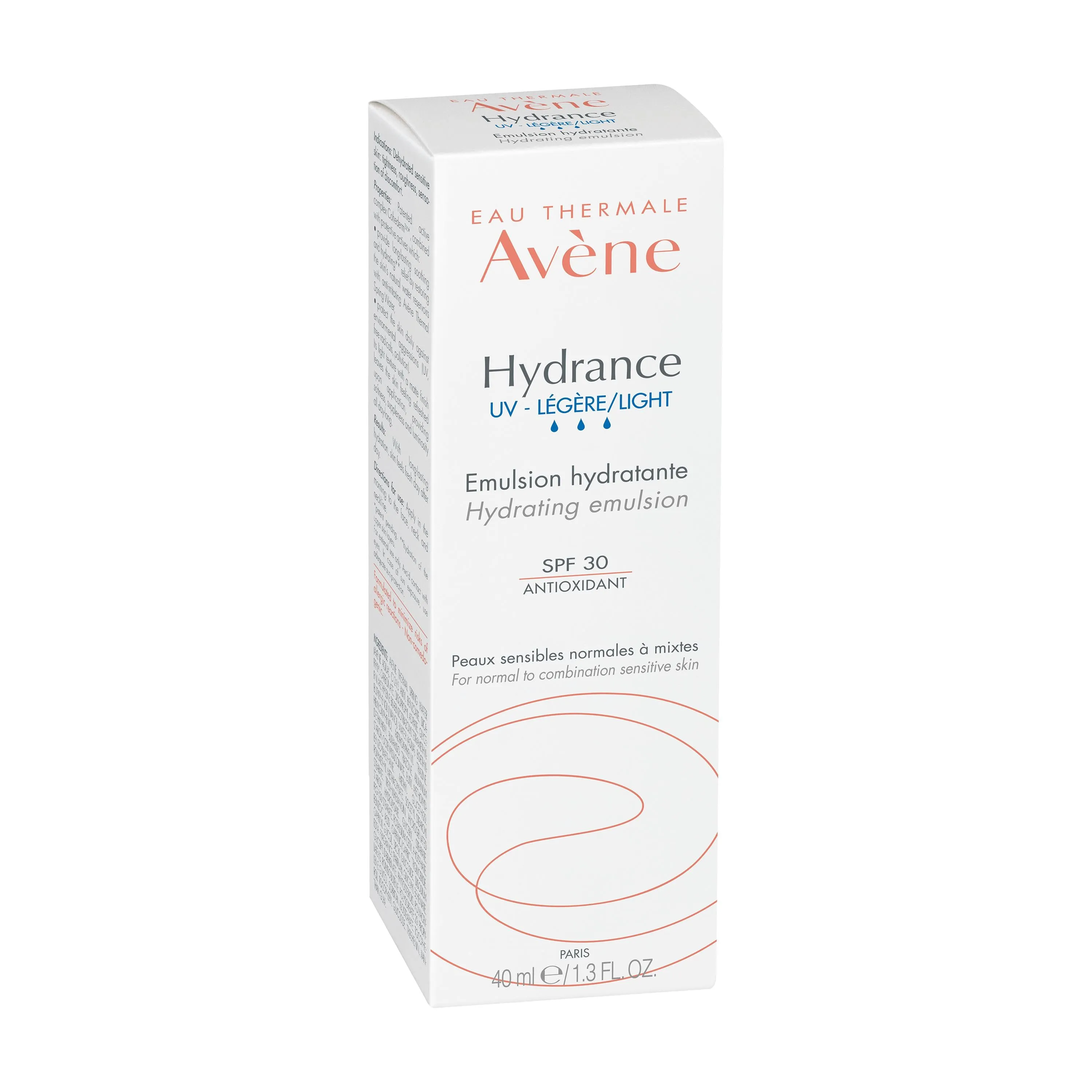 Avène Hydrance LIGHT Hydrating Emulsion for Dehydrated Skin 40 ml