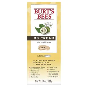 Burt's Bees BB Cream Light SPF 15 1.7 oz Cream