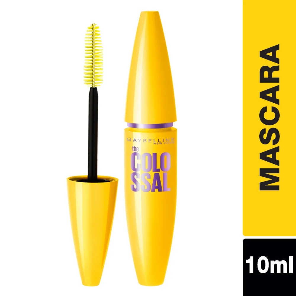 Maybelline New York Volume Express Colossal Mascara, Washable, Glam Black, 10.7g